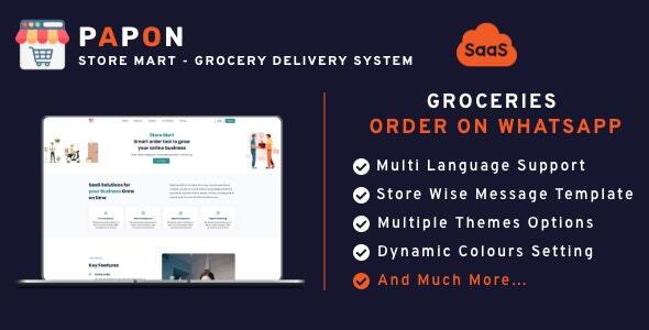 Script PHP - StoreMart - Sistema de entrega de supermercado SaaS